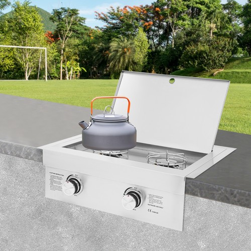 Stainless steel gas stove - steel,