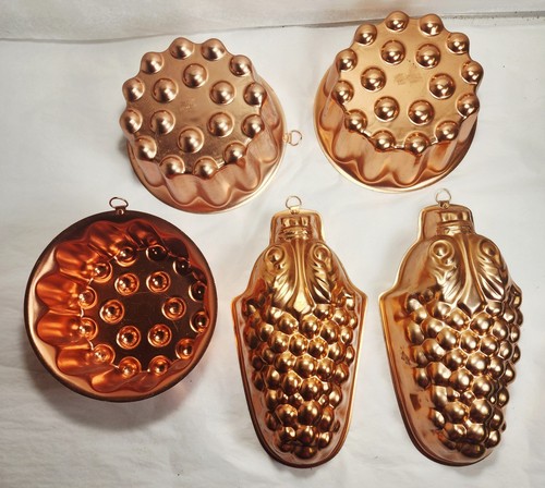 Lot vintage copper - vintage, grapes