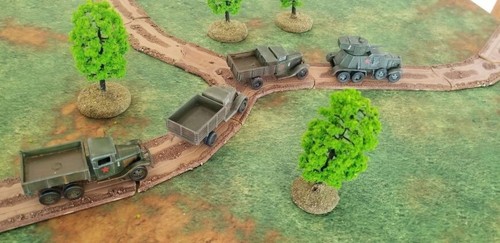 Interlocking road system - road, 1/100