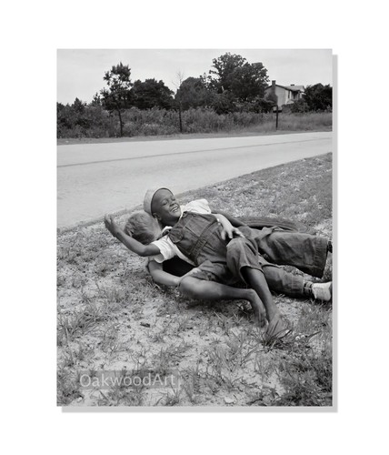 1939 little boys wrestling - boys, by