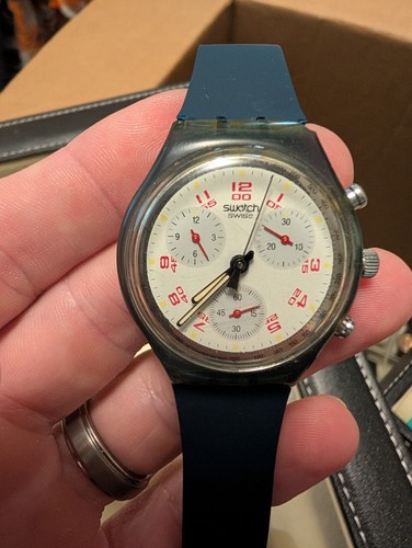 1991 swatch chronograph swiss - swatch,