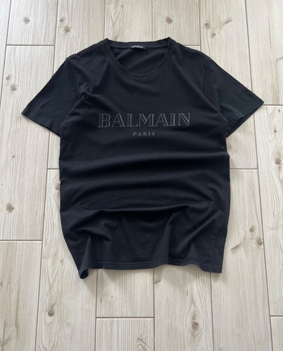 Balmain men black cotton - men's,