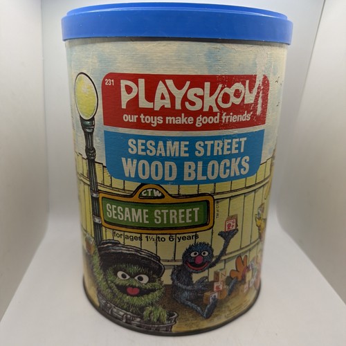 Vtg 1975 playskool sesame - vtg,