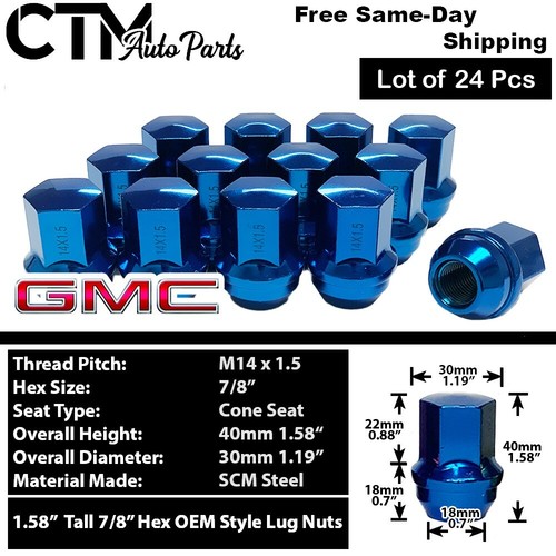 24x blue gmc sierra yukon - 24x,