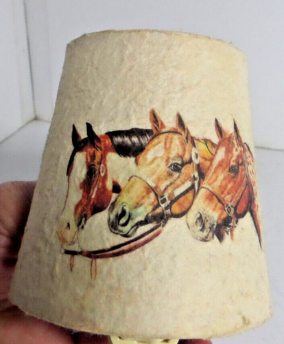 Night light horses - light, vintage