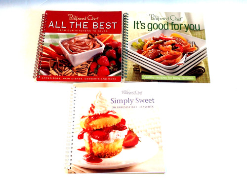 Pampered chef cookbooks - pampered,