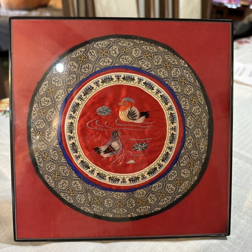 Vintage art framed - vintage-art, silk