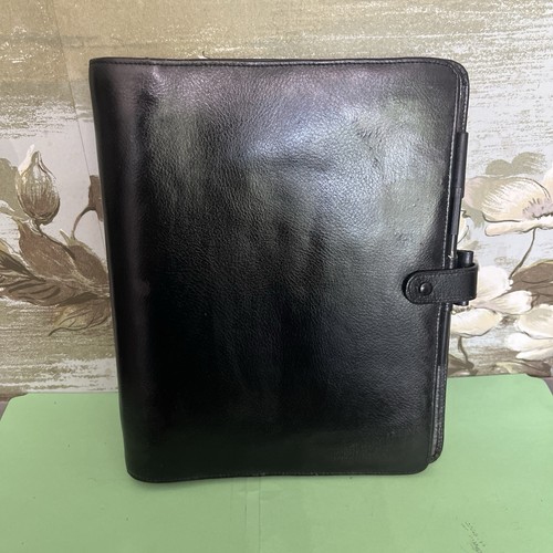 Vintage black filofax - filofax, a5