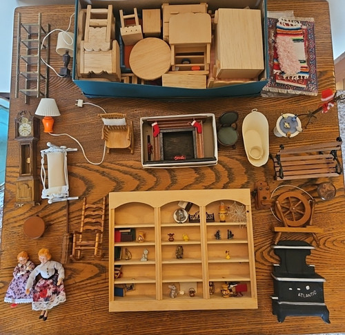 Vintage miniature dollhouse - vintage,