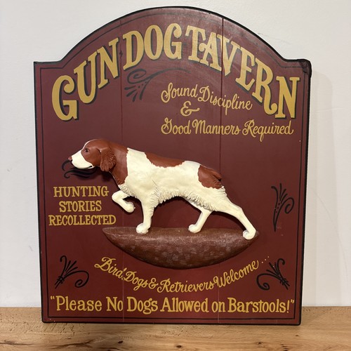 Vtg big sky carvers - gun, dog