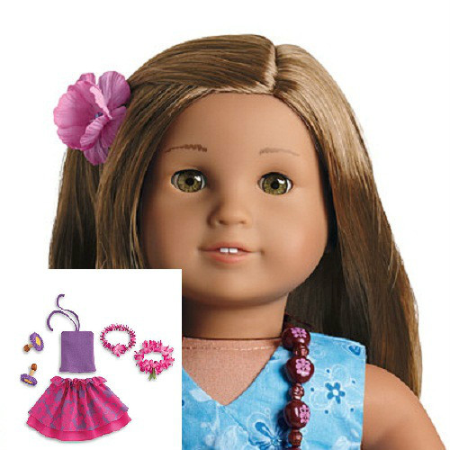 American girl kanani doll - american, +