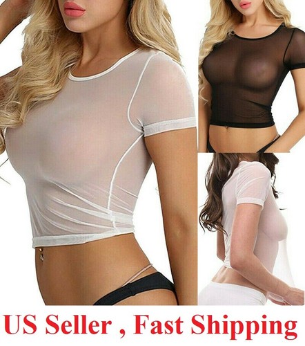 Women sexy see through mesh - women,