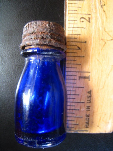 Antique vintage vicks cobalt - antique,