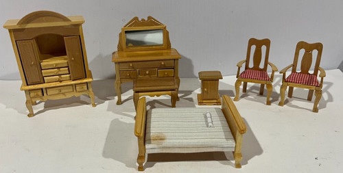 Vintage doll house furniture - doll,