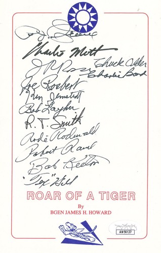Avg flying tigers signed - flying,