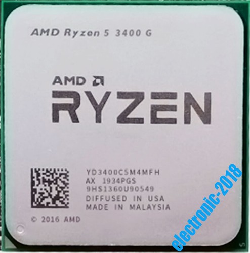 Amd ryzen 3400g - ryzen, 5