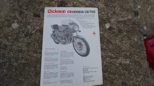 Rickman honda 750 original - honda,