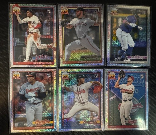 Mixed baseball card insert lot - card,