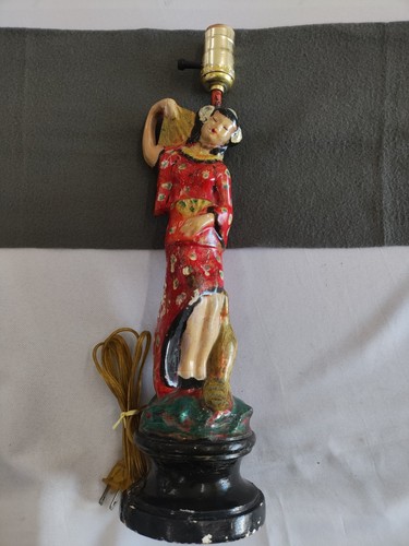 Antique asian geisha - asian, woman