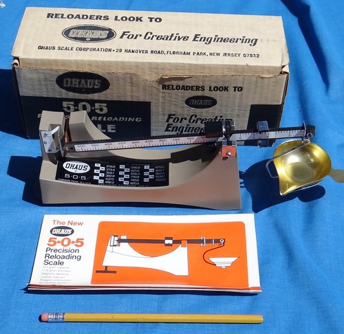 Ohaus 505 powder bullet - ohaus,
