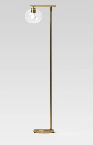 Brass floor lamp threshold - lamp,