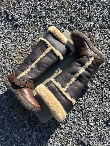 Born tamu shearling boots - shearling,