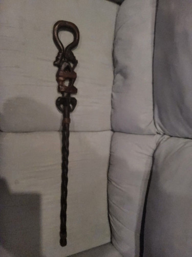 African wooden cane walking - african,