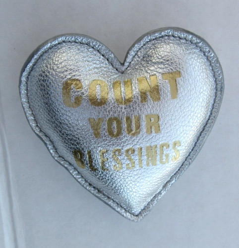 Leather heart shape - leather,