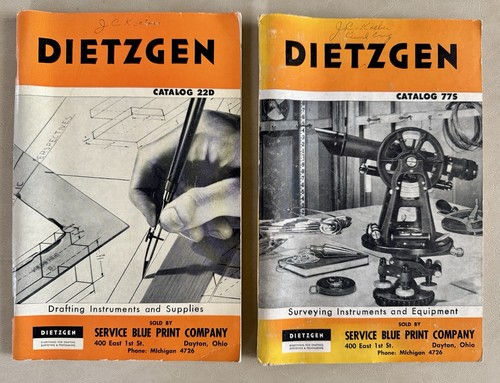 Lot dietzgen 1953 catalogs - 1953,