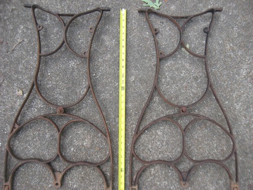 Antique cast iron treadle