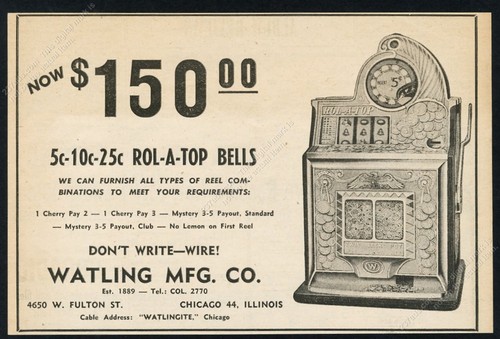 1947 watling rol - 1947, slot