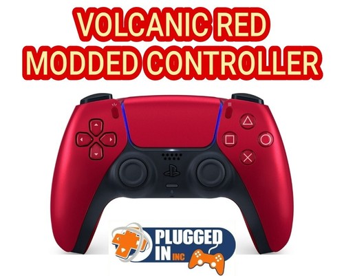 Sony ps5 volcanic red - red, modded