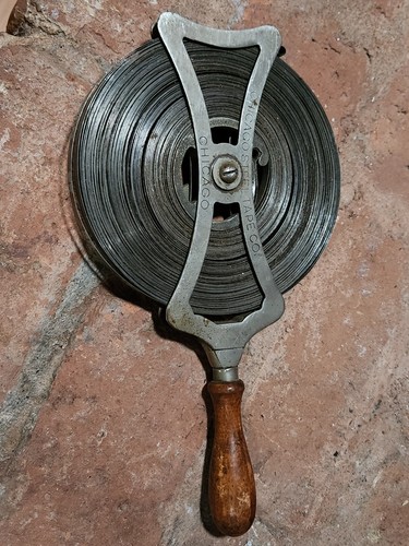 Antique chicago steel tape - tape, co