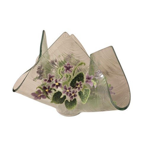 Art glass handkerchief - art,