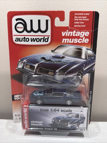 Auto world vintage - auto, blue
