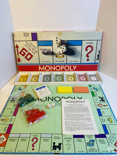 Vintage 1970s monopoly game - 1970s,