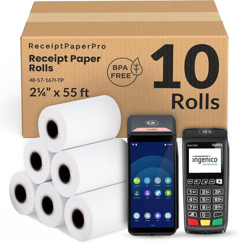 Receipt paper rolls - paper, for