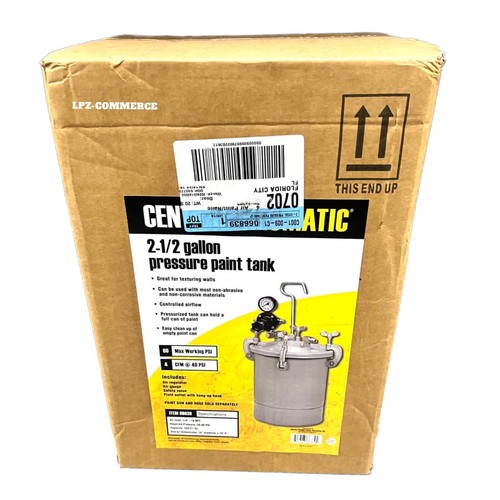 Central pneumatic 2 - 2-1/2, gal