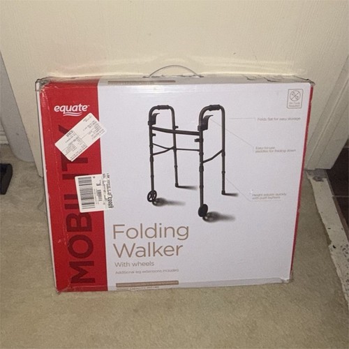 Equate foldable walking frame - foldable,