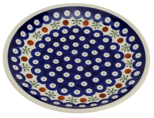 Polish pottery plate inch - plate, 7.5