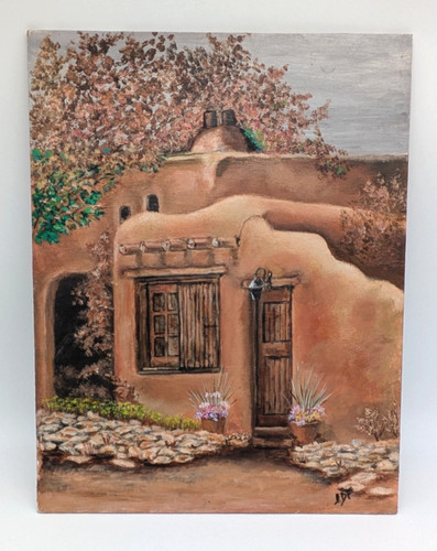 Original art painting x - painting, 11"