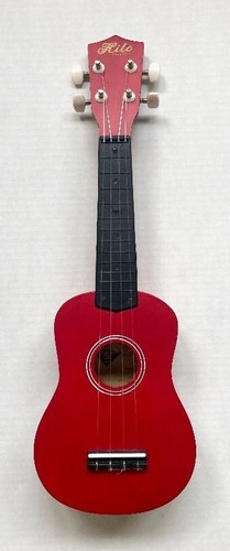 Hilo red ukulele - 21",
