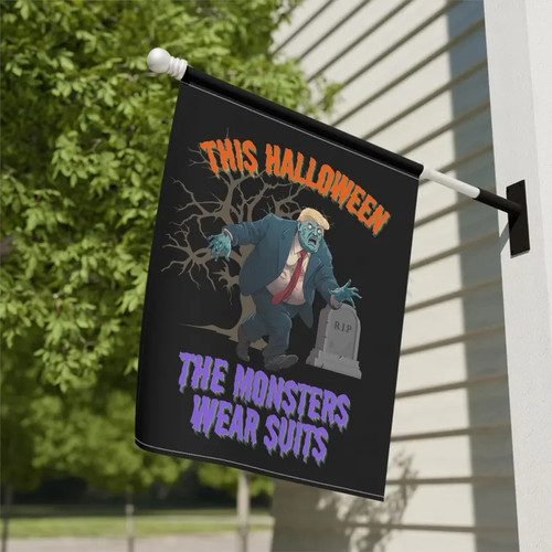 Halloween political garden - political,