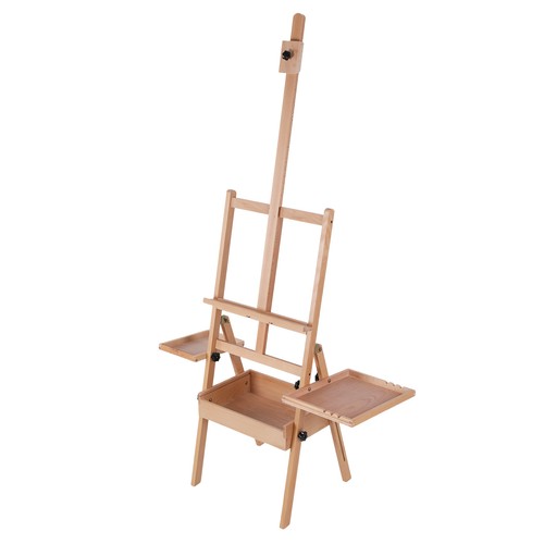 Large wood frame easel - h-frame,