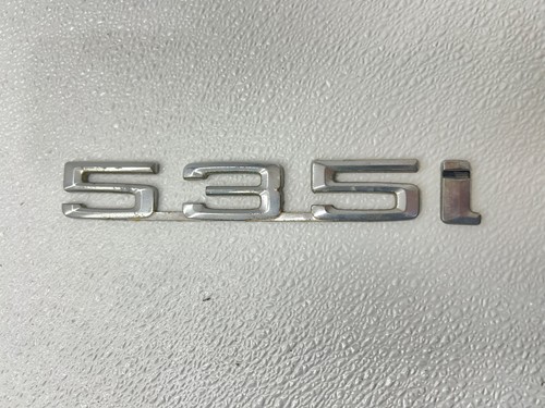 Bmw e28 535i trunk badge - trunk, oem