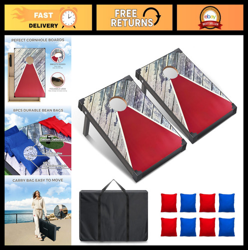 Cornhole game set - game,