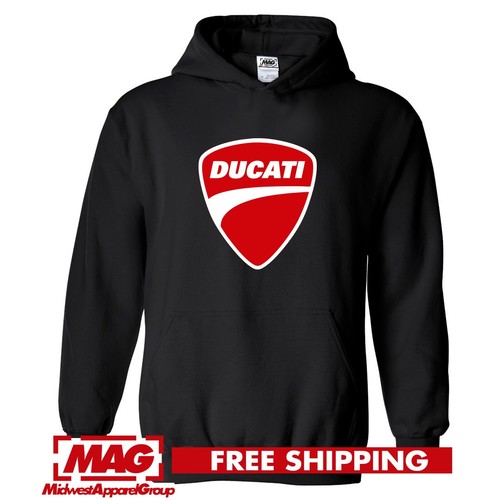 Ducati black hoodie logo - 2c,