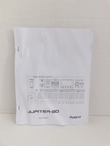 Roland jupiter owner s - roland, jupiter-80