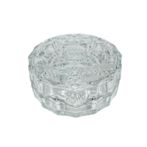 Vintage clear pressed glass - clear,