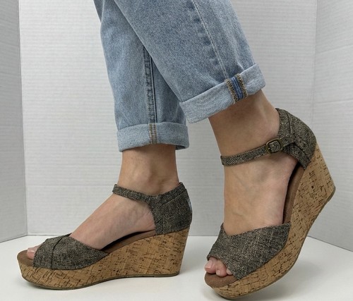 Toms metallic burlap - toms, platform